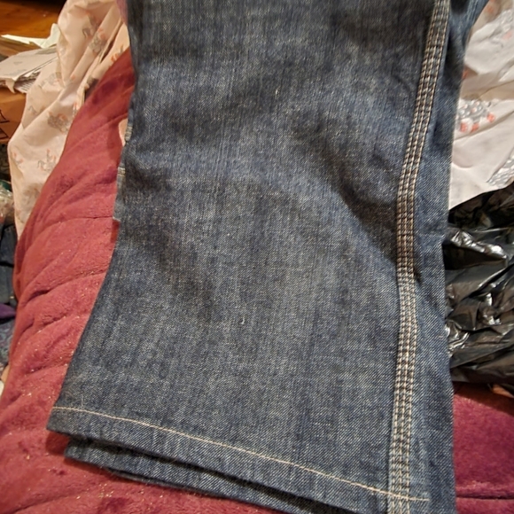 7 For all mankind woman's straight leg jeans mint condition.low low low rise - Picture 3 of 6